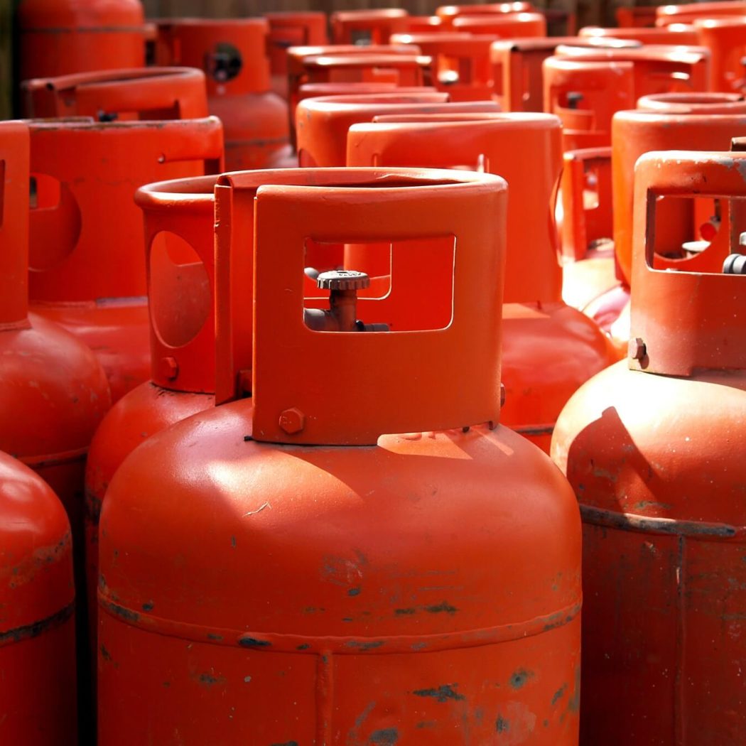 1.gas cylinders from fire